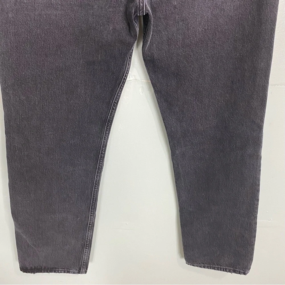 Agolde 90s Pinch Waist In Howl Distressed Black Sz‎ 28